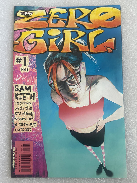 Zero Girl #1 Sam Keith Homage Comics 2001