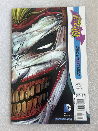 Detective Comics #15 New 52 Die-Cut Cover Death of the Family DC 2013