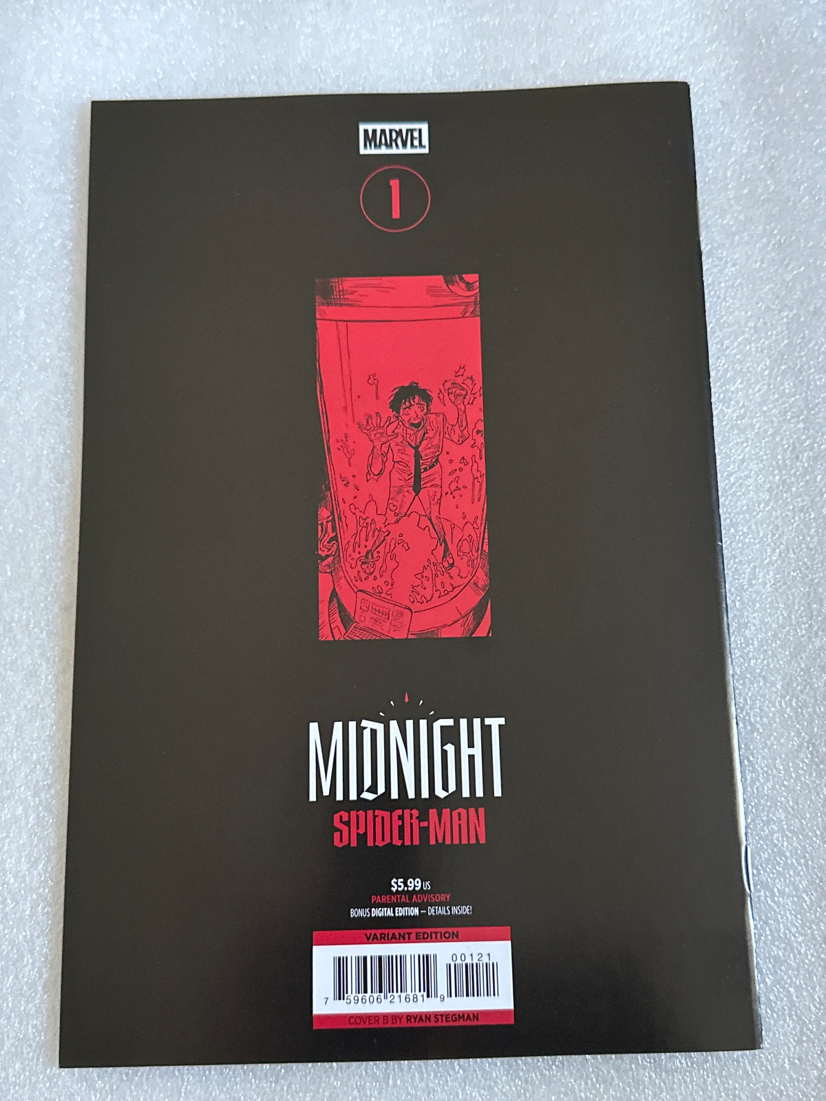 Midnight Spider-Man #1 Cover B Stegman Variant Marvel 2026
