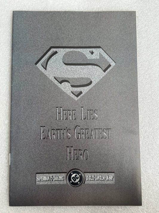 Superman #75 Gravestone Variant DC 1993
