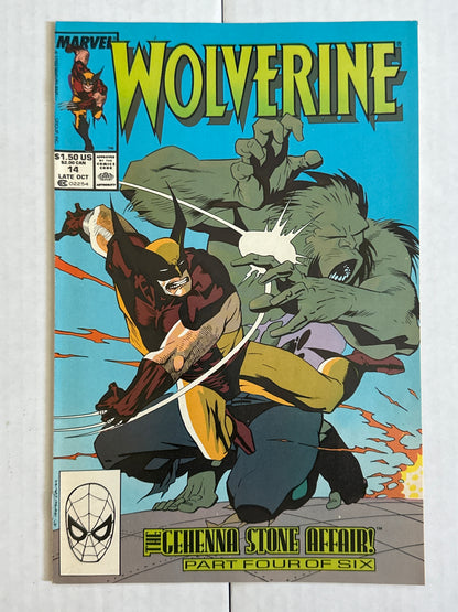 Wolverine #14 First Series Marvel 1989