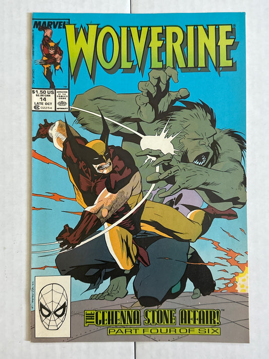Wolverine #14 First Series Marvel 1989
