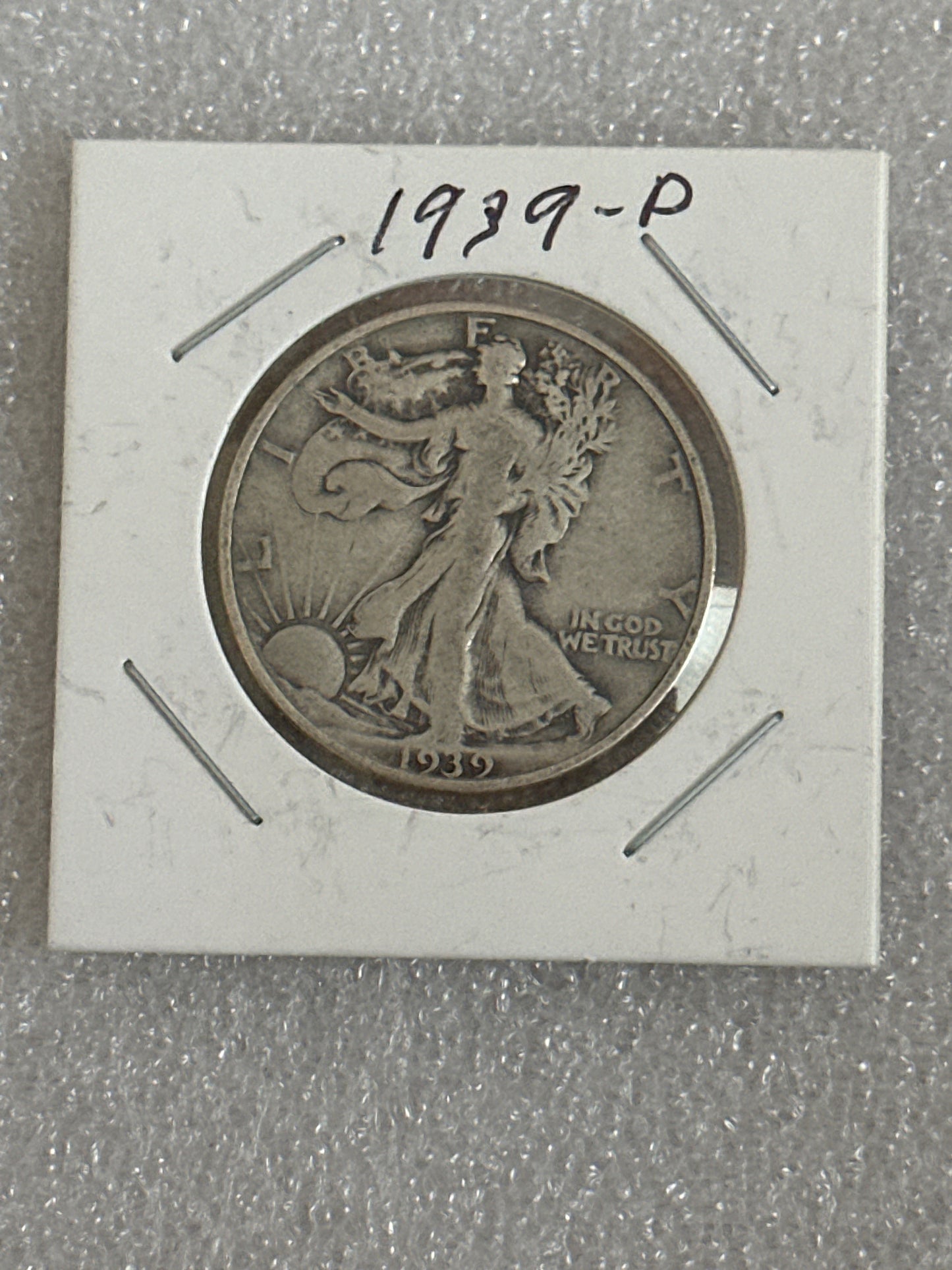 1939 D Walking Liberty Silver Half Dollar