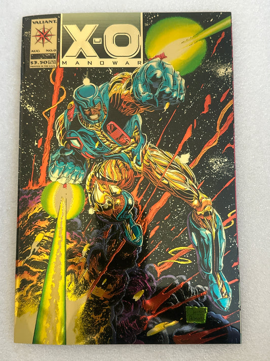 X-O Manowar #0 Gold Chromium Valiant 1993