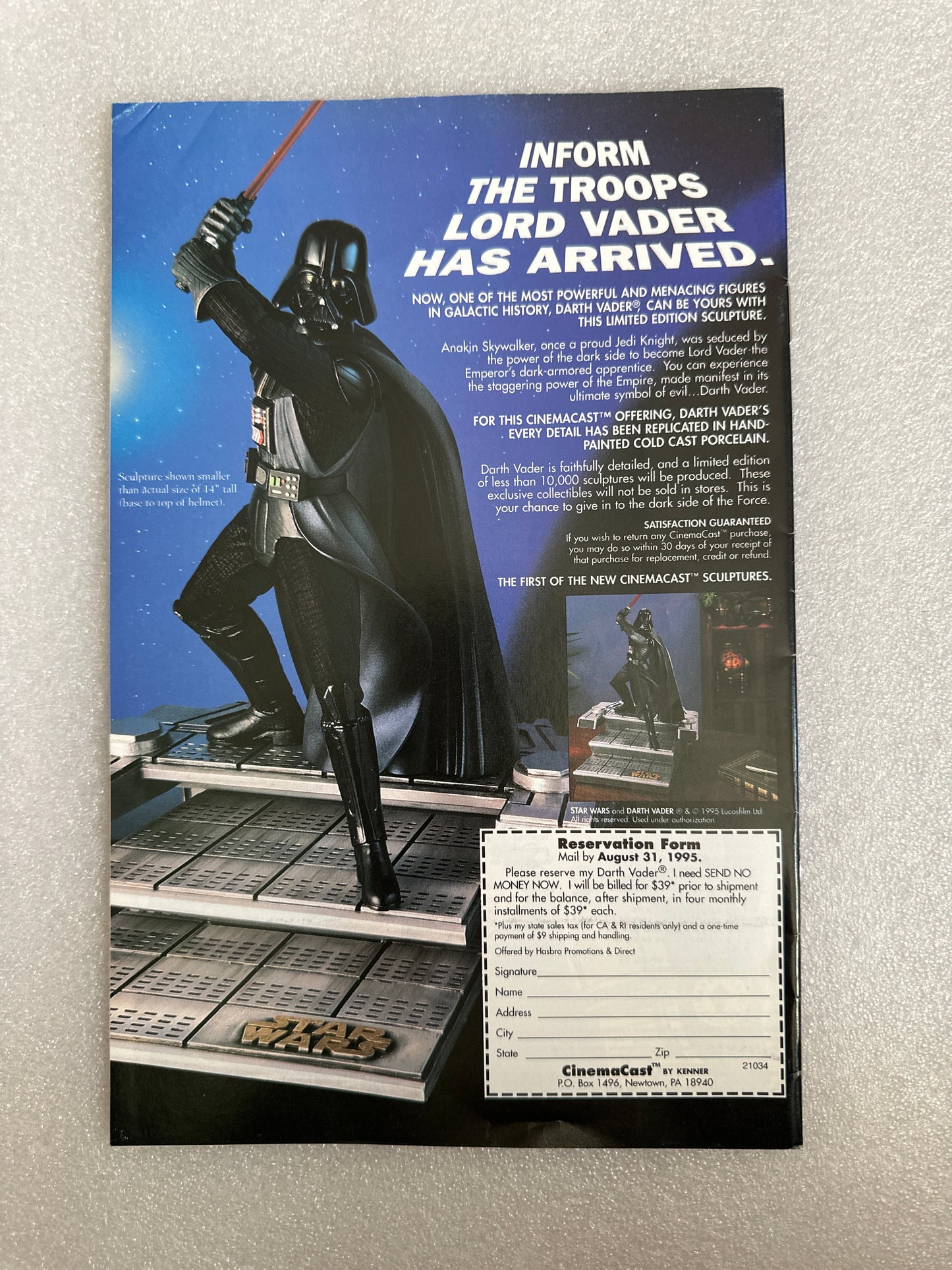 Star Wars X-Wing Rogue Squadron #1 Newsstand Variant Dark Horse 1995