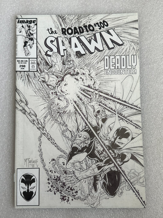 Spawn #298 B&W Variant Image Comics 2019