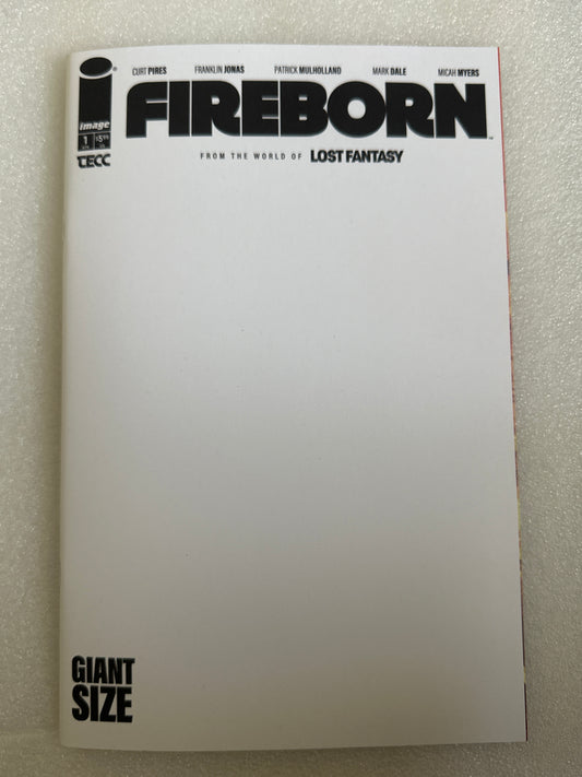 Fireborn #1 Blank Variant Cover E Image 2026