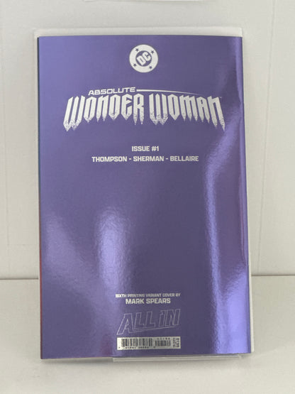 Absolute Wonder Woman 1 Foil Mark Spears Variant DC 2025