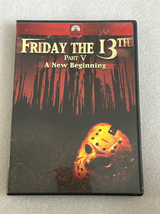 Friday The 13th Part V A New Beginning DVD