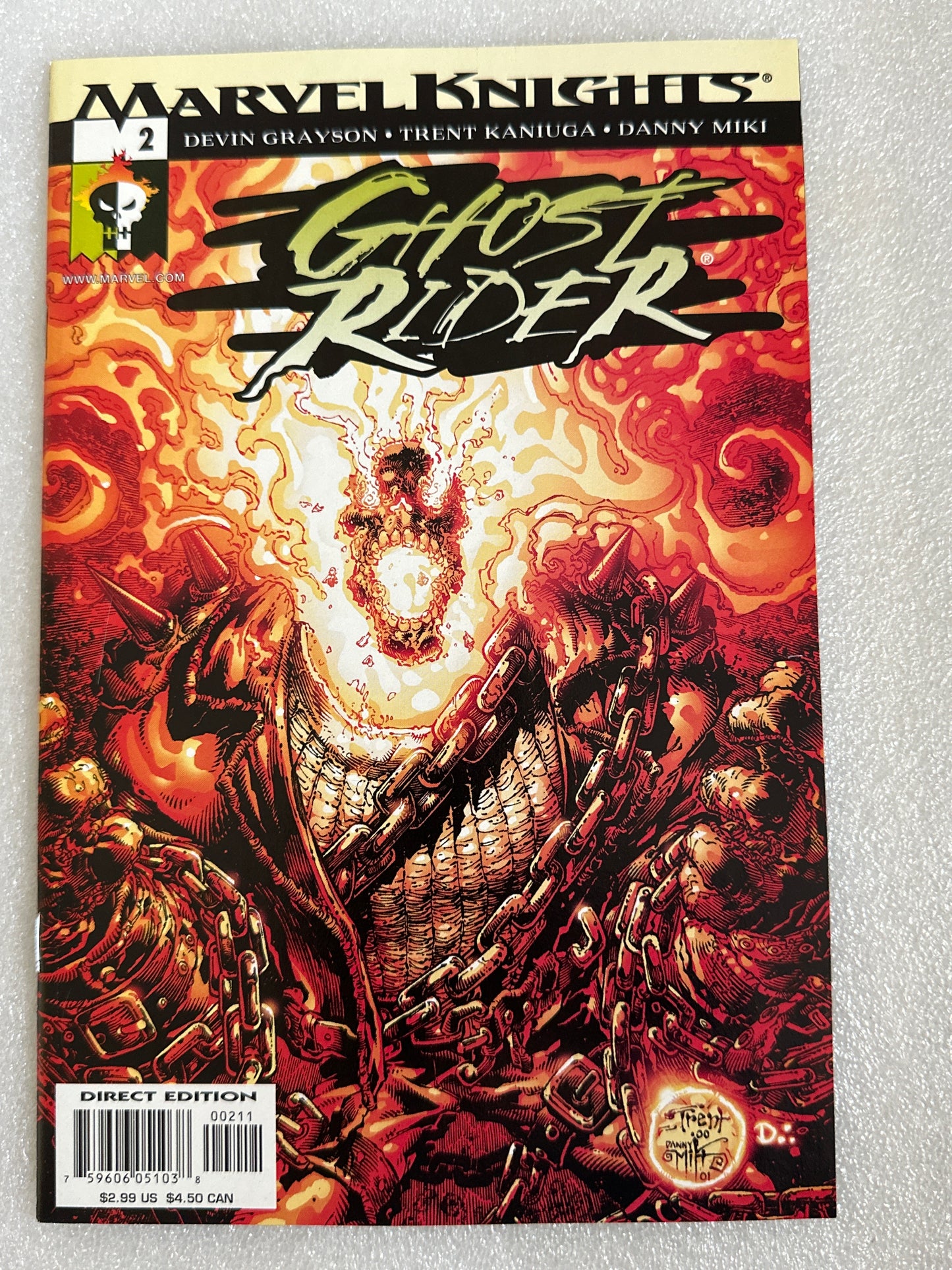 Ghost Rider #2 Marvel Knights Marvel 2001