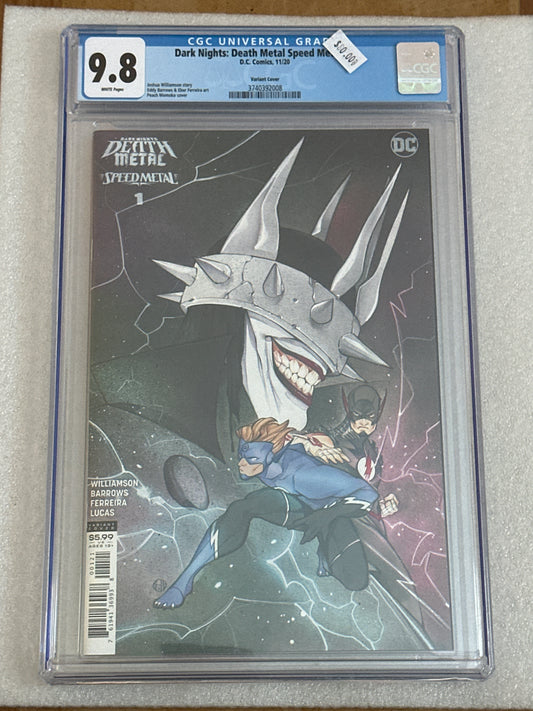Dark Nights: Death Metal Speed metal #1 Momoko Variant CGC 9.8 DC 2020
