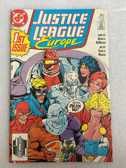 Justice League Europe #1 DC 1989