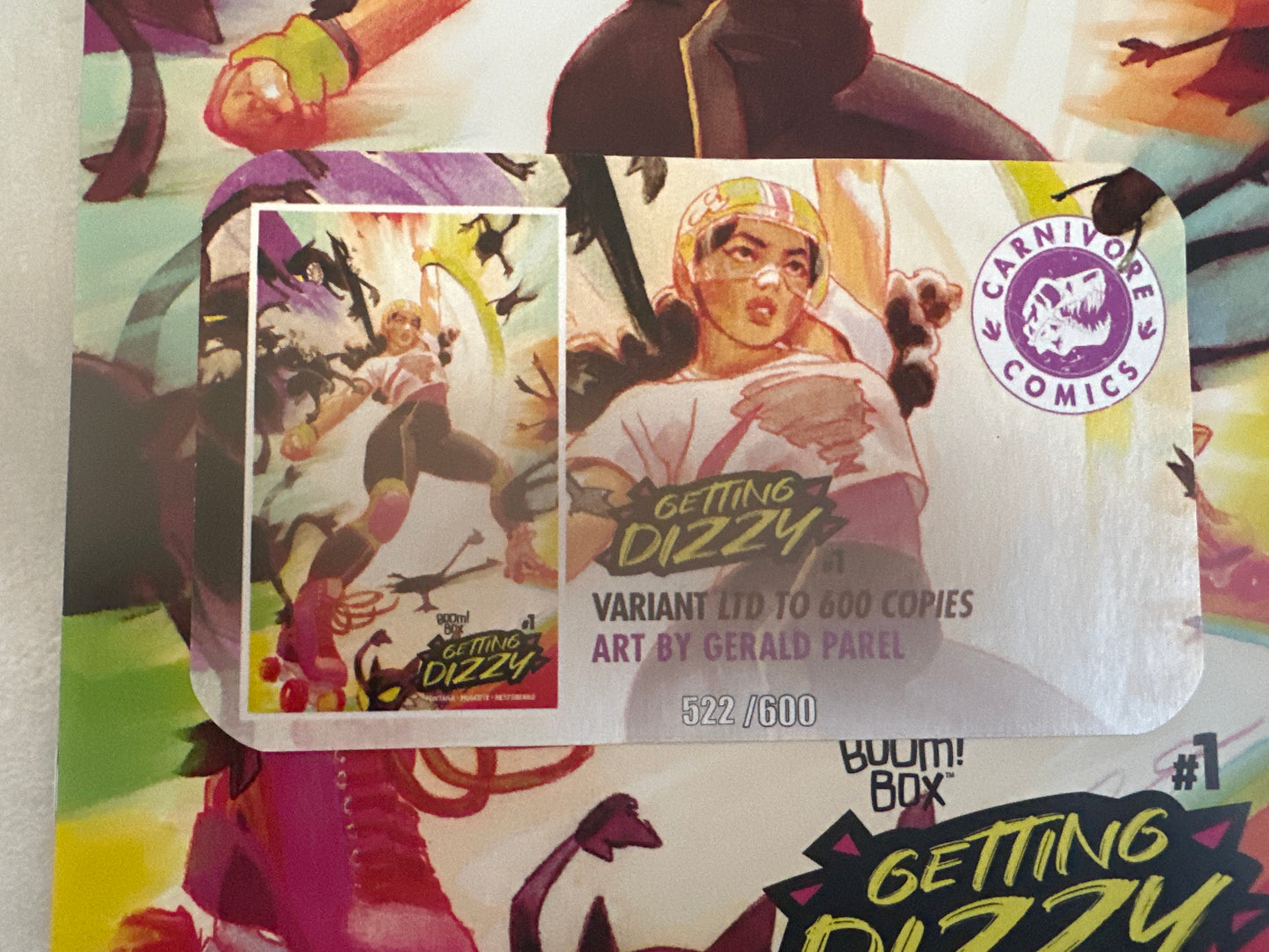 Getting Dizzy #1 Variant LTD to 600 Boom! Box 2021