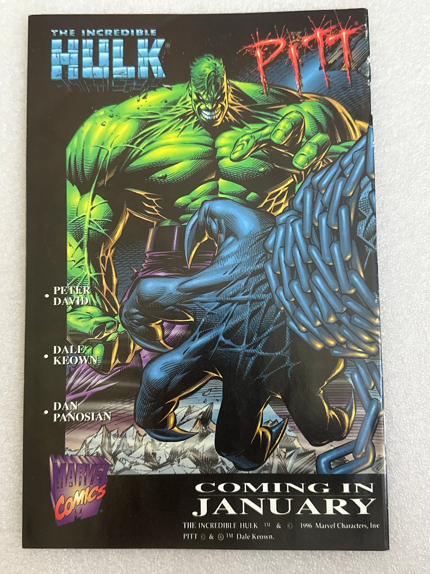 Pitt #12 Full Bleed Comics 1996