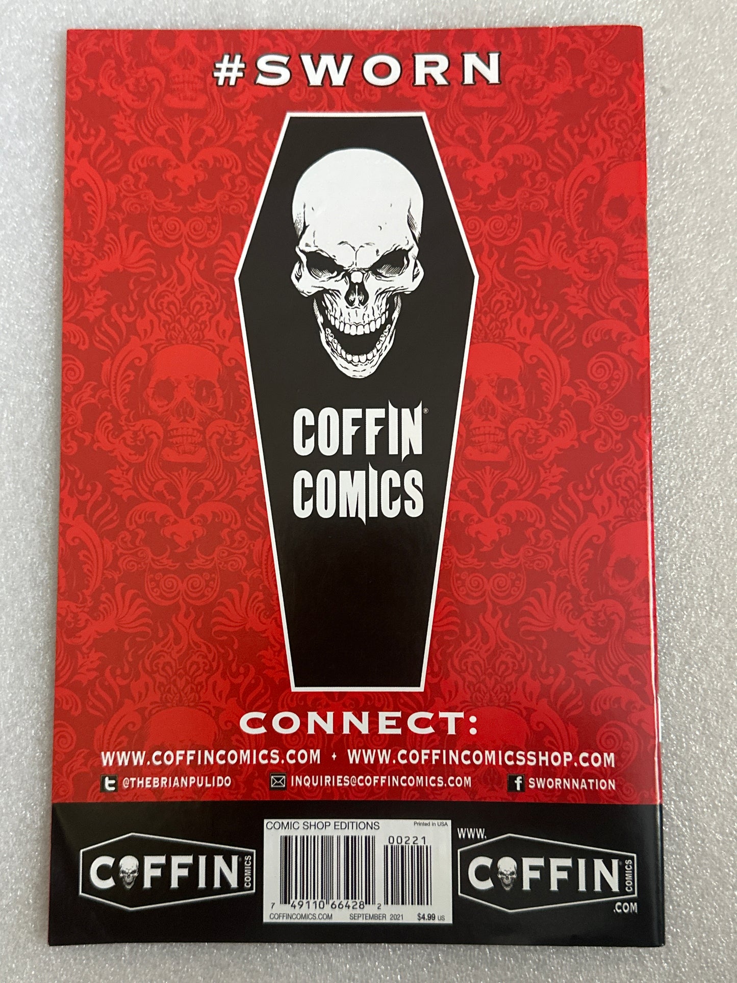 Lady Death: Treacherous Infamy #2 Lounge Edition Coffin Comics 2021