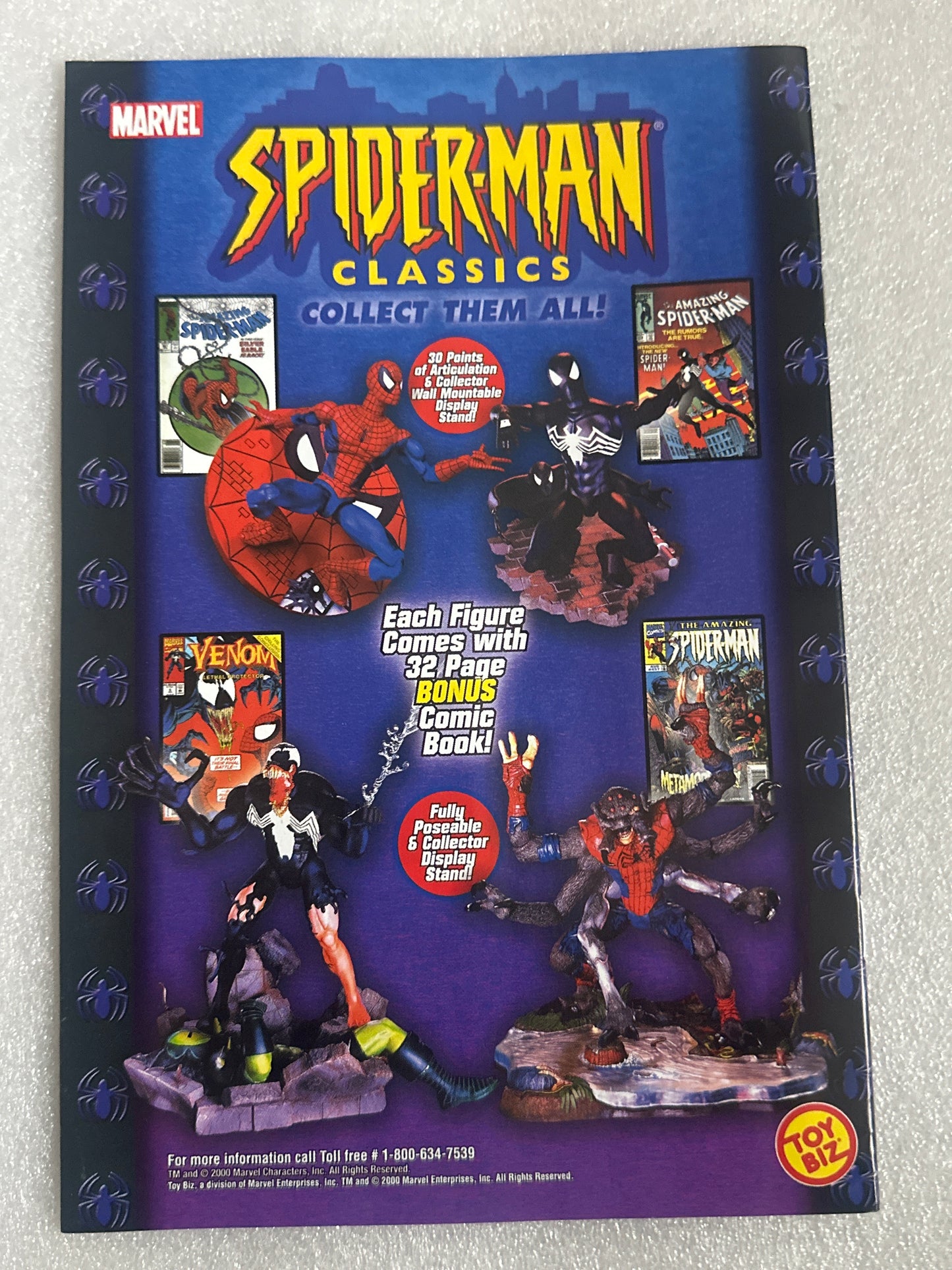 Amazing Spider-Man #301 Toybiz Reprint Marvel 2000