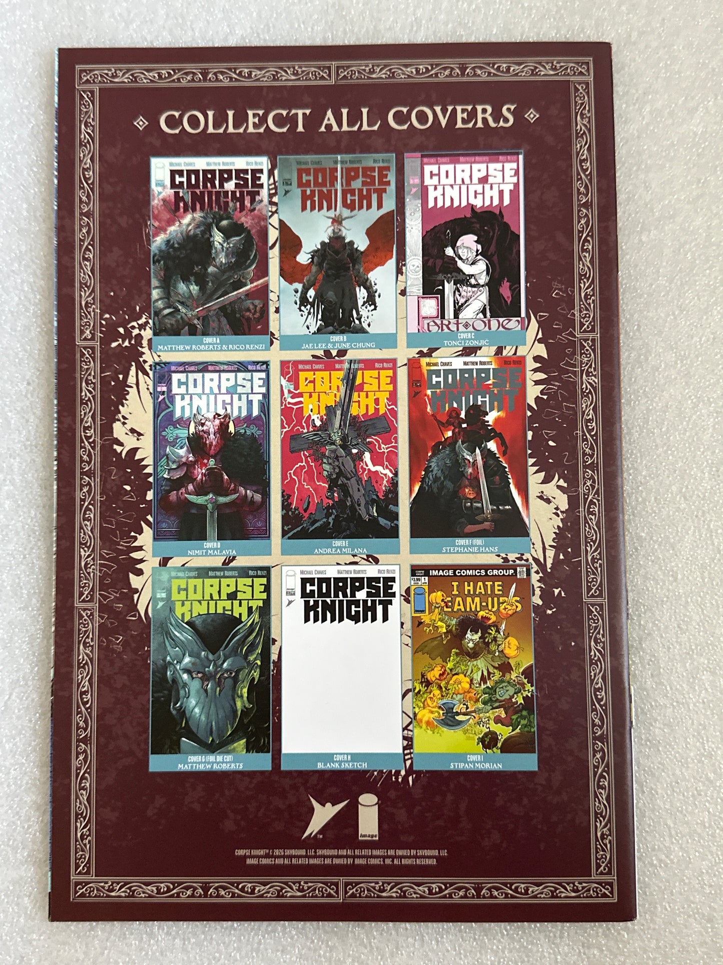 Corpse Knight #1 I Hate Team-Ups Cover I Image 2026
