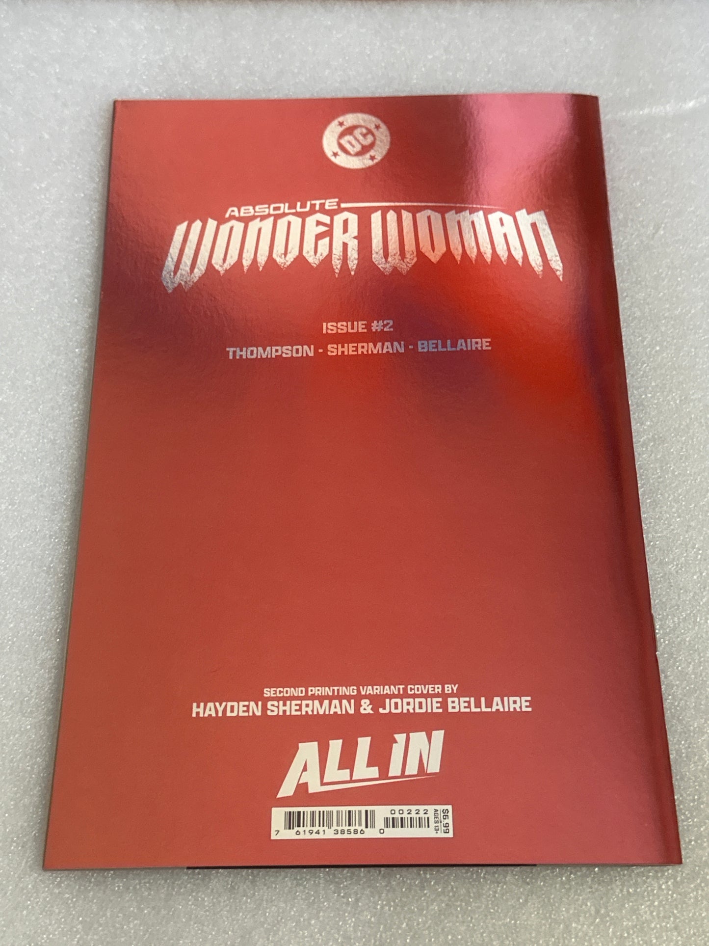 Absolute Wonder Woman 2 Foil Variant DC 2025