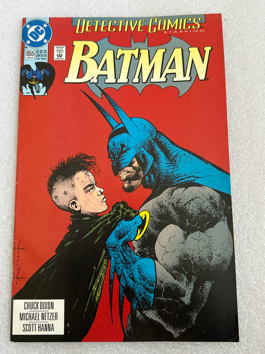 Detective Comics Batman #655 Sam Keith Cover DC 1993