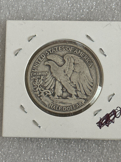 1937 Walking Liberty Silver Half Dollar