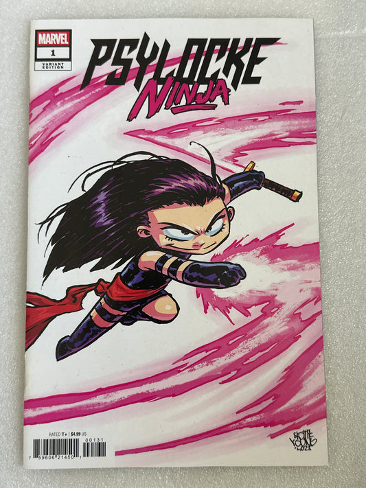 Psylocke Ninja #1 Skottie Young Variant Marvel 2026