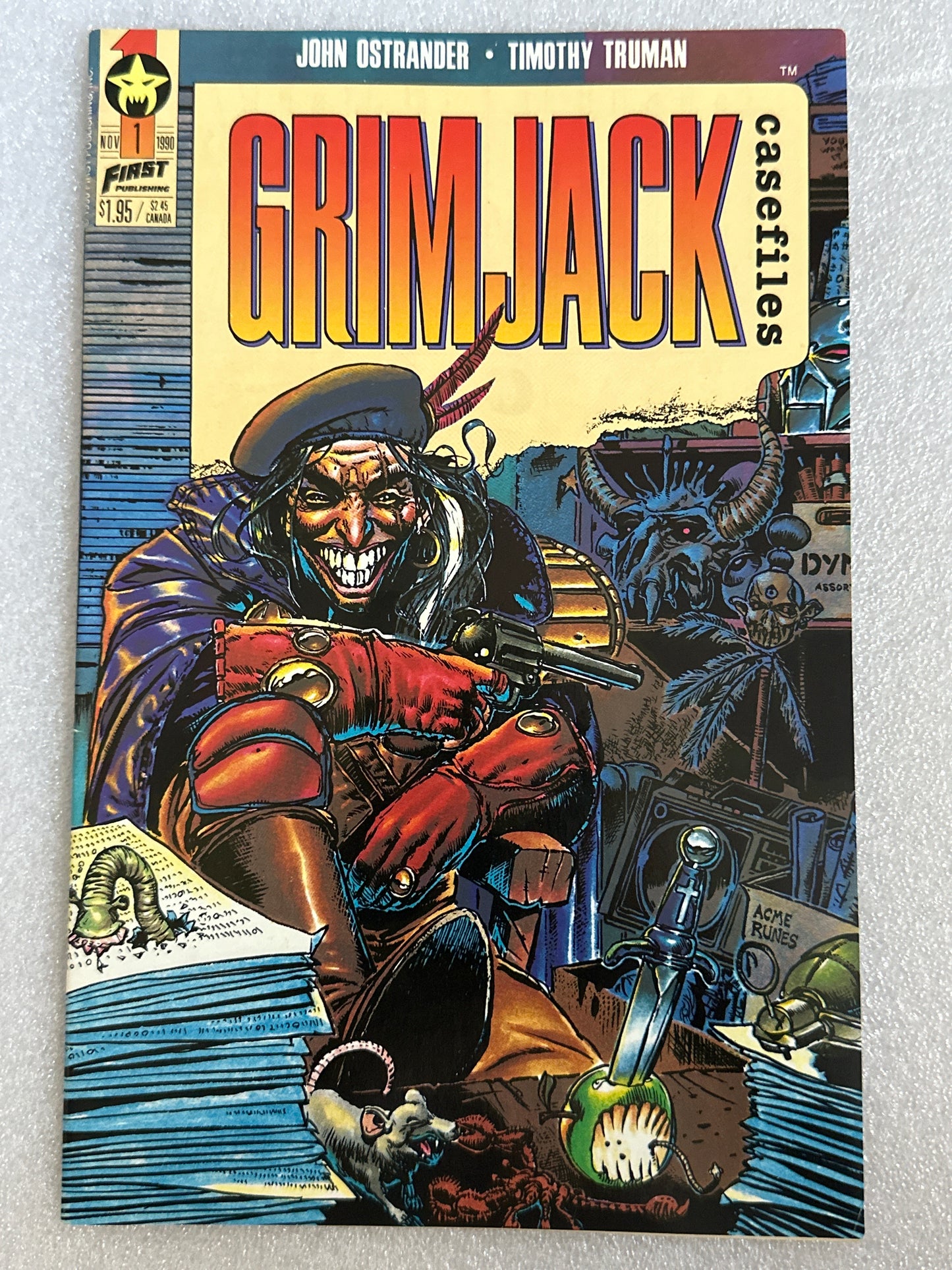 Grim Jack Casefiles #1 First Comics 1990