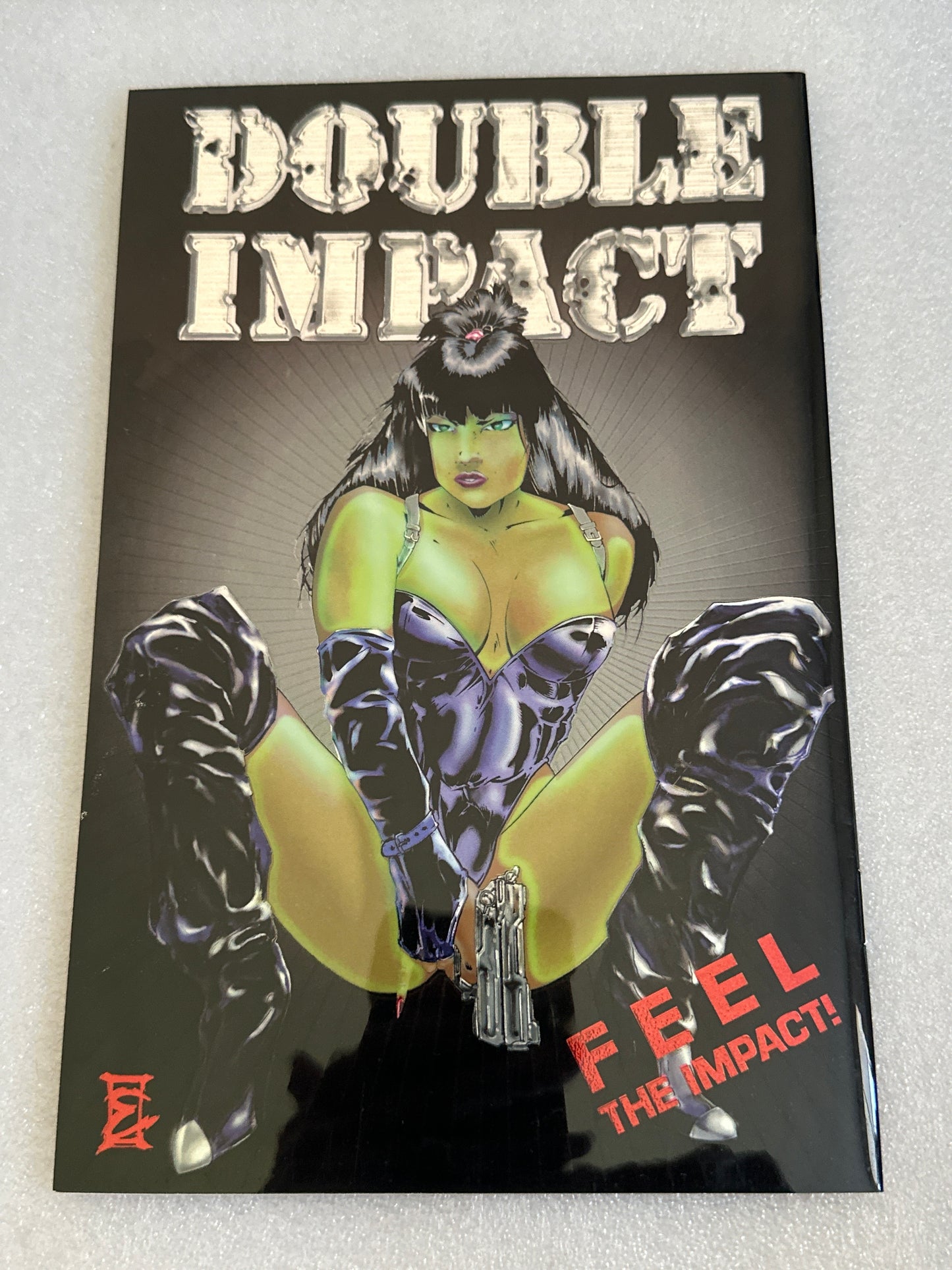 Double Impact #1 Chromium Cover High Impact Studios 1995