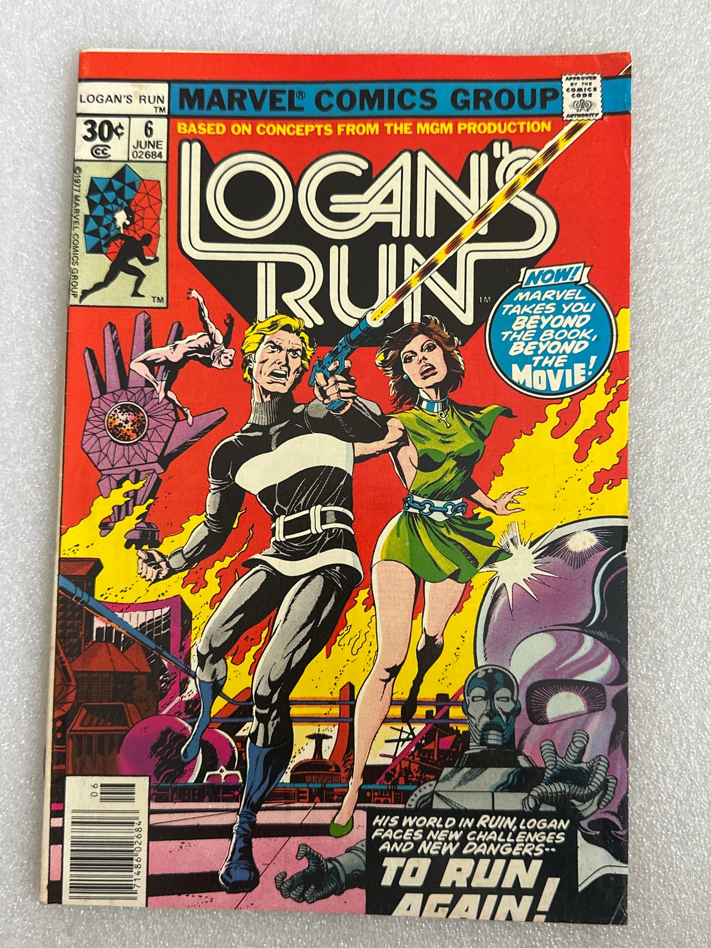Logan's Run #6 Marvel 1977 (1st Thanos)
