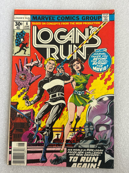 Logan's Run #6 Marvel 1977 (1st Thanos)