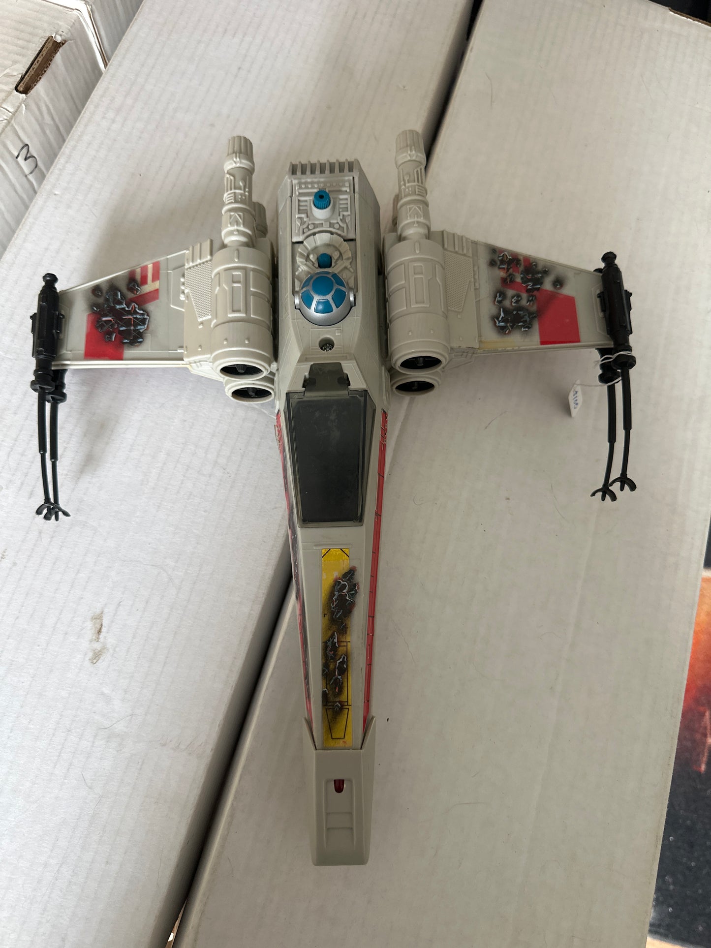 Star Wars Battle Damaged X-Wing Fighter Lucasfilm 1978