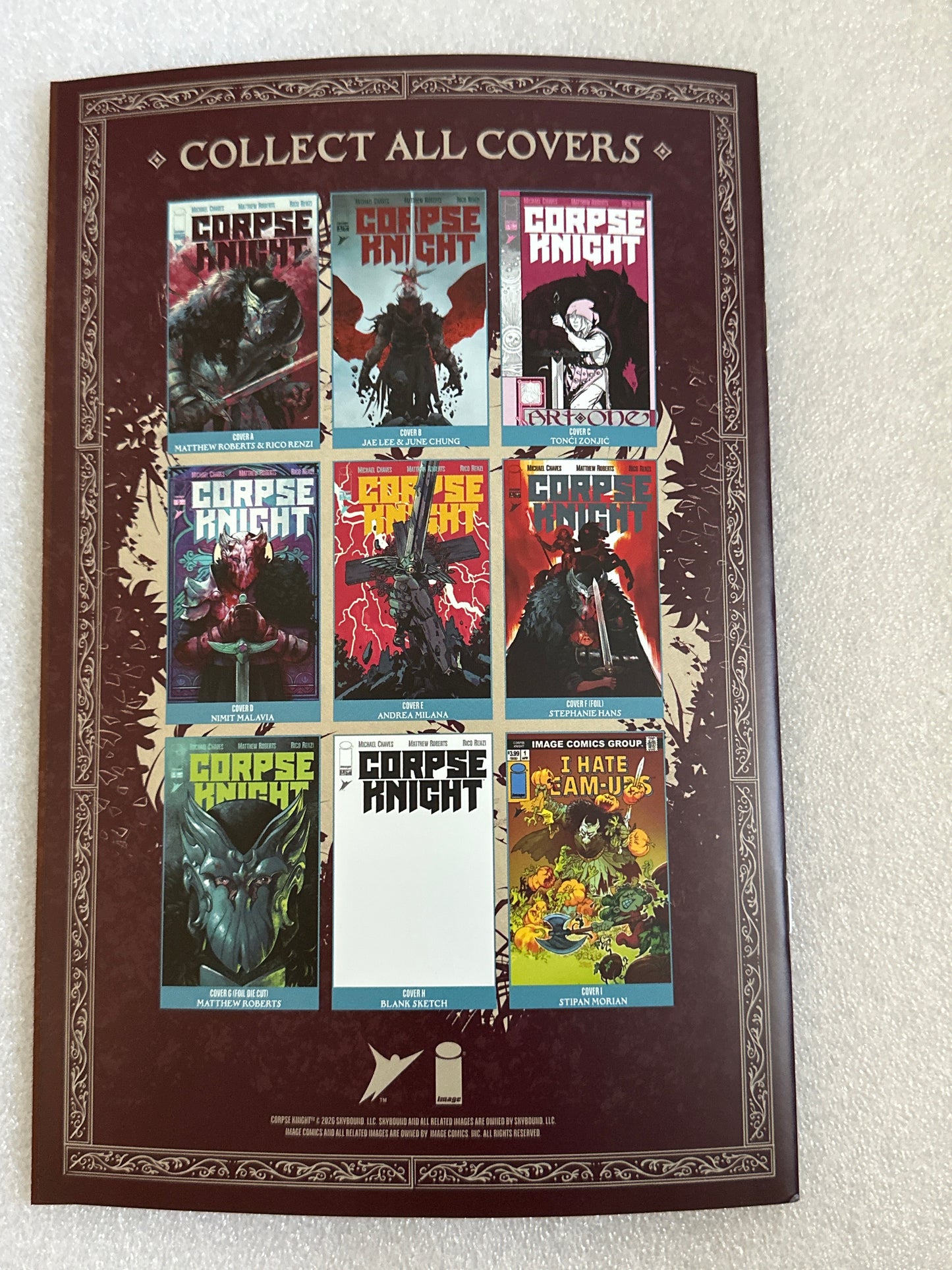 Corpse Knight #1 Foil Diecut Cover G Image 2026