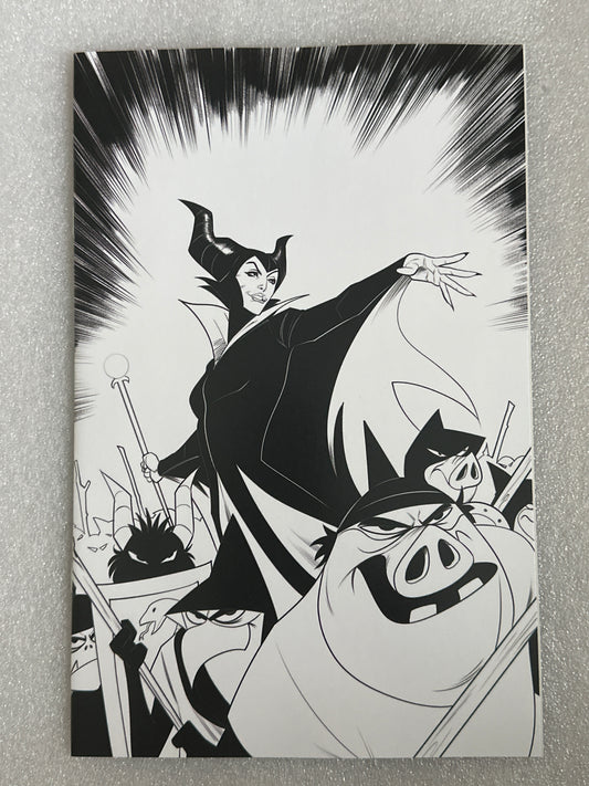 Maleficent #1 Black & White Variant Dynamite 2025