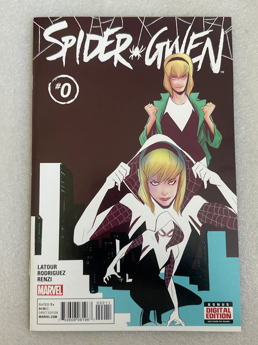 Spider-Gwen #0 Marvel 2016
