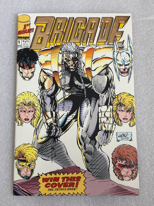 Brigade #1 Gold Foil Image Comics 1992