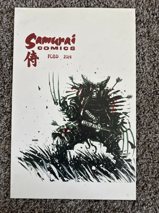 Wolverine Print Samurai Comics 2014
