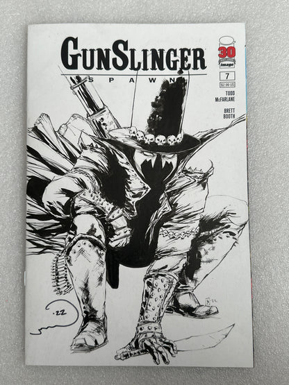 GunSlinger Spawn #7 Original Sketch Cover Image 2022