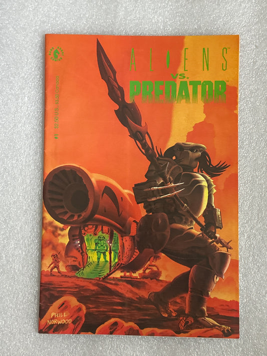 Aliens VS. Predator #1 Dark Horse 1990