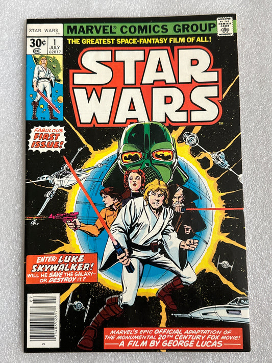 Star Wars #1 Newsstand First Print Marvel 1977