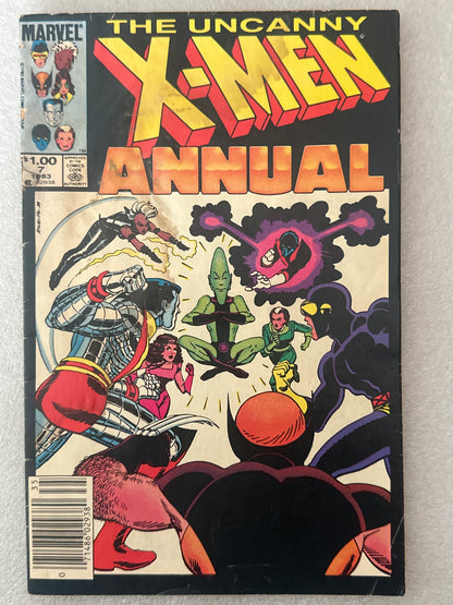 The Uncanny X-Men Annual #7 Damaged Marvel 1983