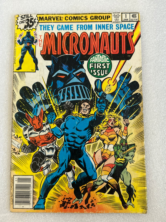 Micronauts #1 VG Marvel 1978