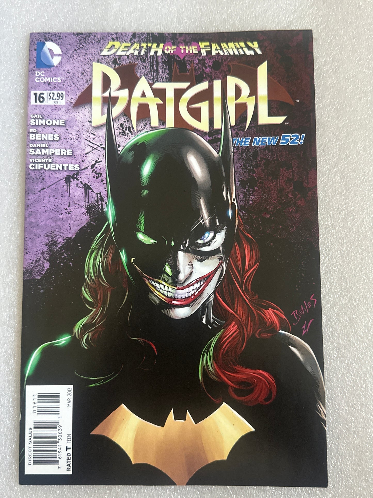 Batgirl #16 New 52 Death of the Family DC 2013