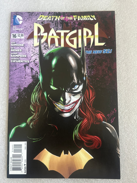 Batgirl #16 New 52 Death of the Family DC 2013