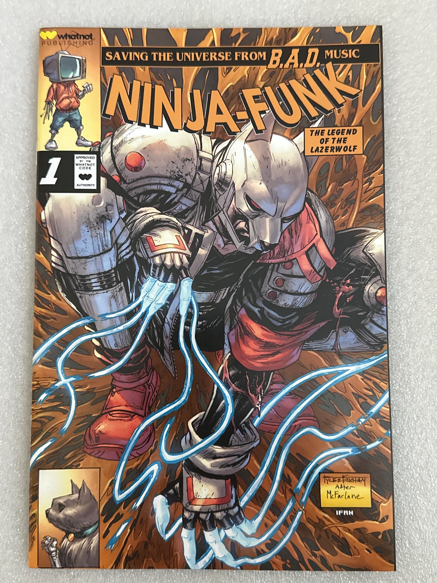 Ninja-Funk #1 Gold Variant Whatnot Publishing 2022