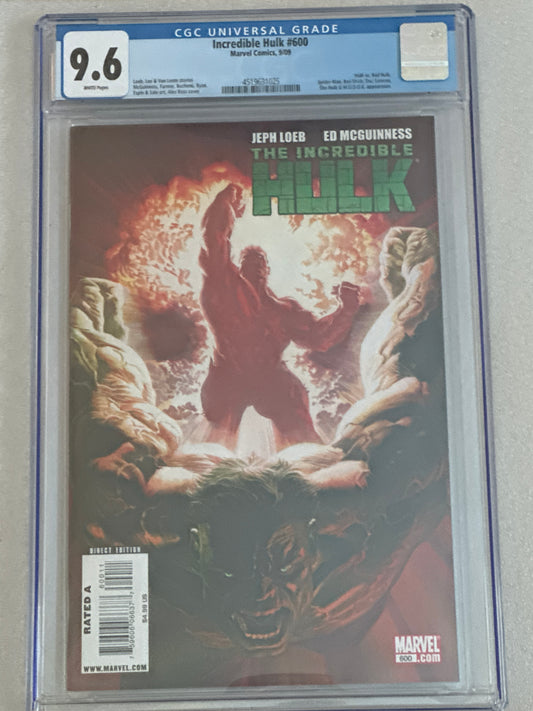 Incredible Hulk #600 CGC 9.6 Marvel 2009