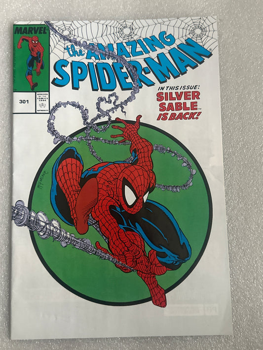 Amazing Spider-Man #301 Toybiz Reprint Marvel 2000