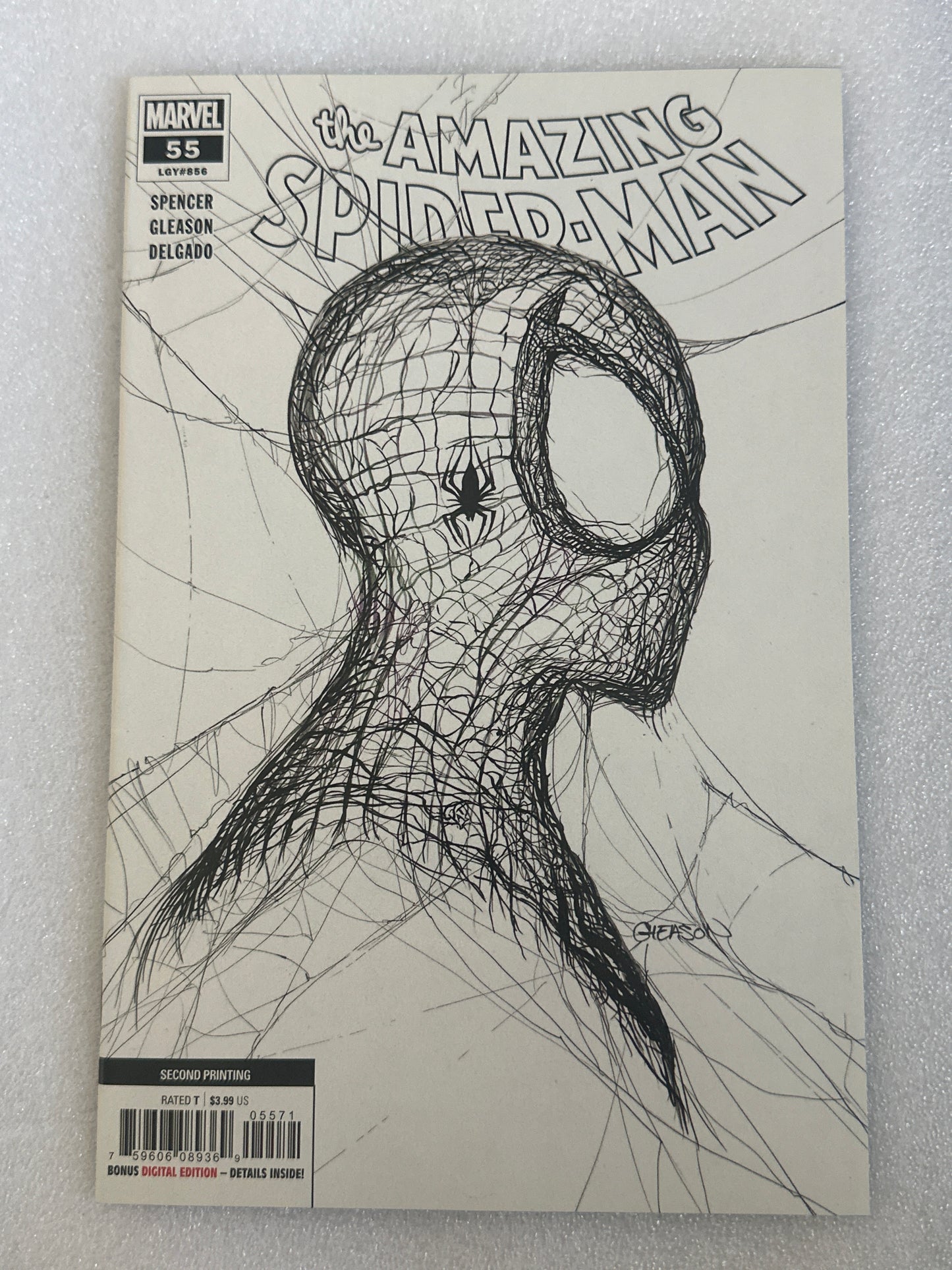 Amazing Spider-Man #55 1:50 Gleason 2nd Print Variant Marvel 2021