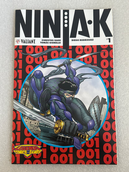 Ninjak #1 ASM 300 Homage Variant Valiant 2017