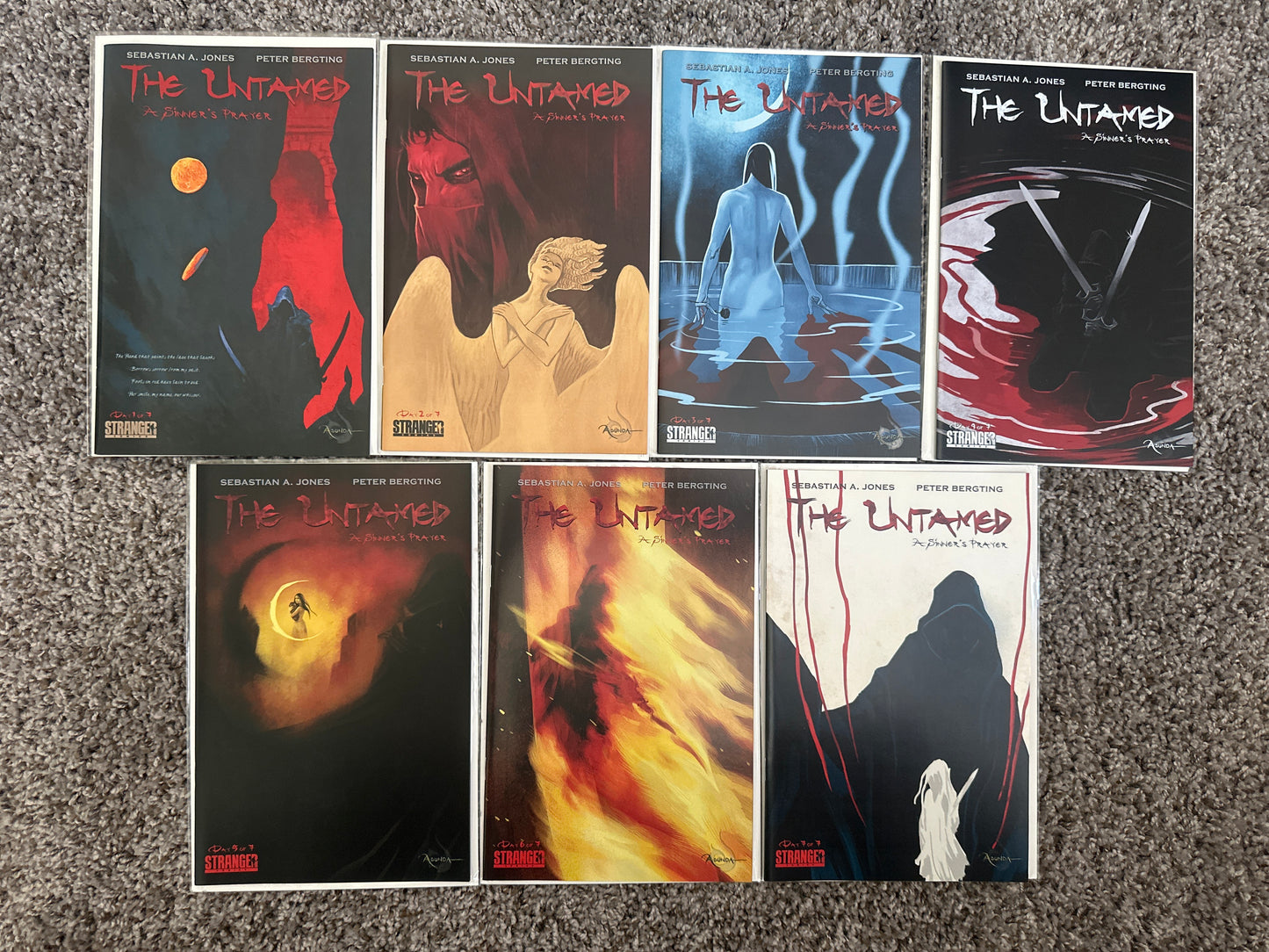 The Untamed A Sinner's Prayer Set #1-7, Niobe, Stranger Comics 2009