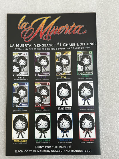 La Muerta Vengeance #1 Chase Edition Gold Coffin Comics 2020