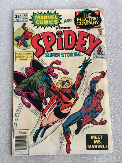 Spidey #22 Marvel 1977